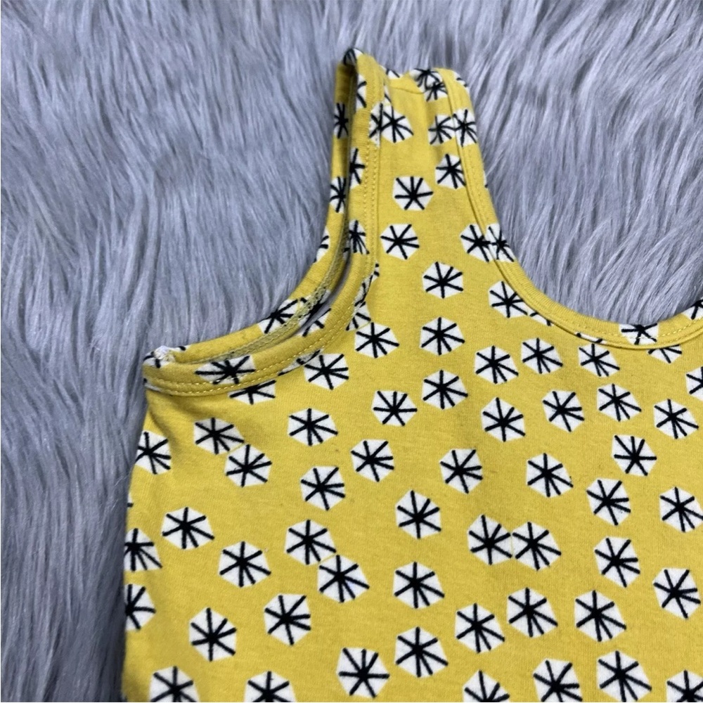 Alice & Ames Girls Tank Ballet Dress Ochre Flower Size 6 - Picture 4 of 14
